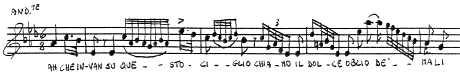 Es.9 - Andante: Ah che invan su questo ciglio chiamo il dolce oblio de' mali